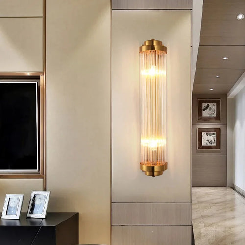 applique murale réglable en or avec lampe en cristal de luxe led