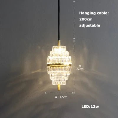 lustre moderne à LED pour un éclairage élégant et design - vue 17 sur 25