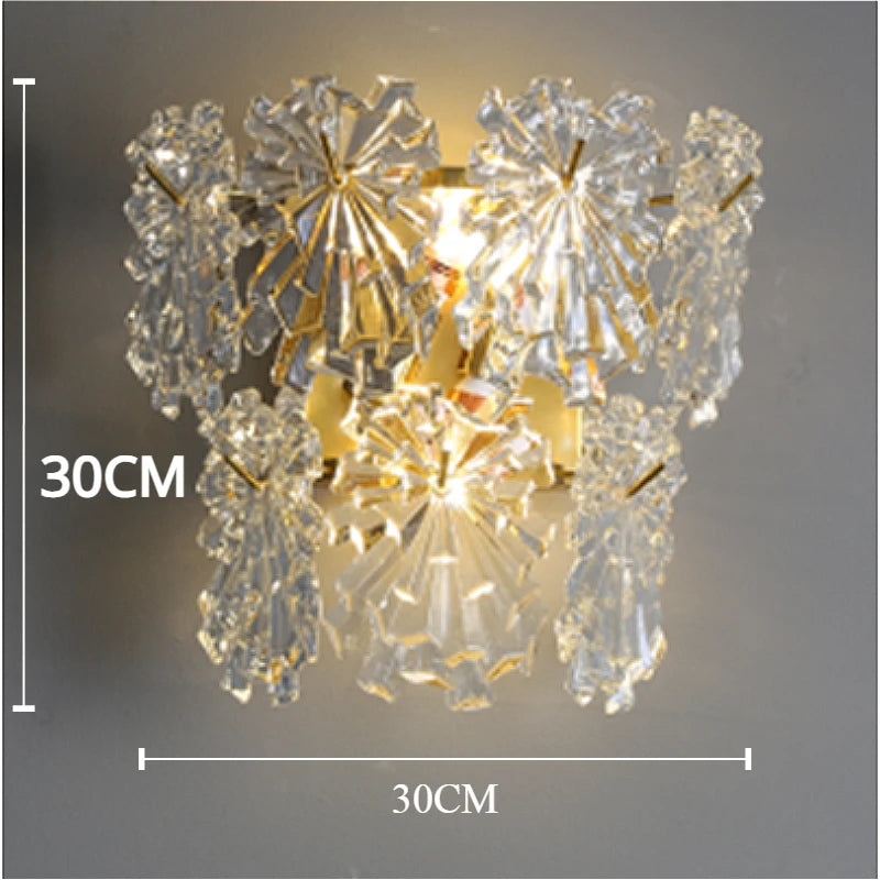 applique murale en verre à led pour décoration moderne intérieure - vue 13 sur 15