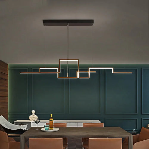 lustre moderne dimmable pour intérieur design élégant à suspendre