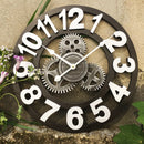 autocollants muraux rétro pour décoration horloge alarme tendance