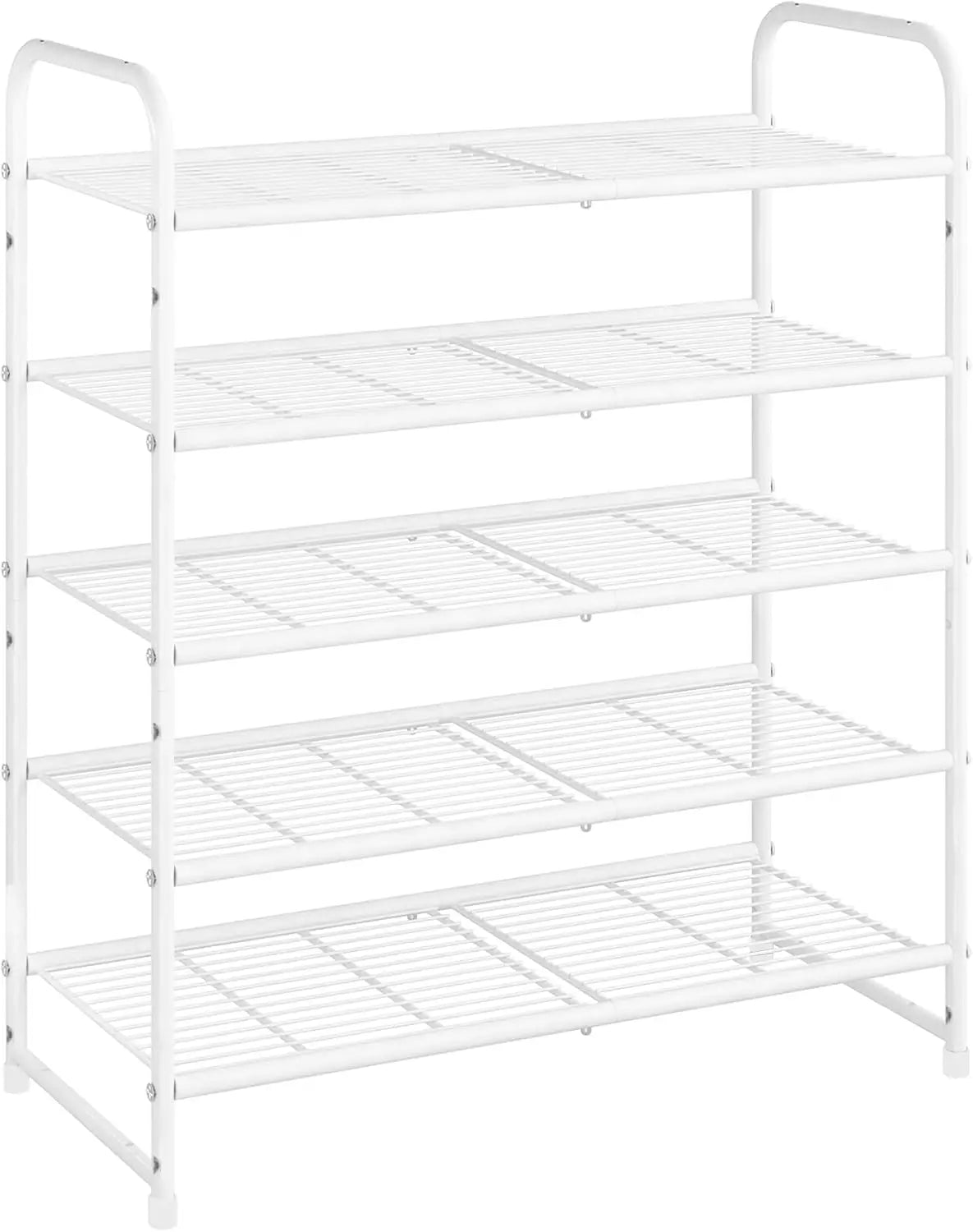 Zapatero apilable de 5 Niveles, Estante de Almacenamiento Organizador - vue 8 sur 8