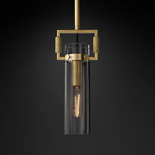 suspension en verre rétro américain style luxe décoratif