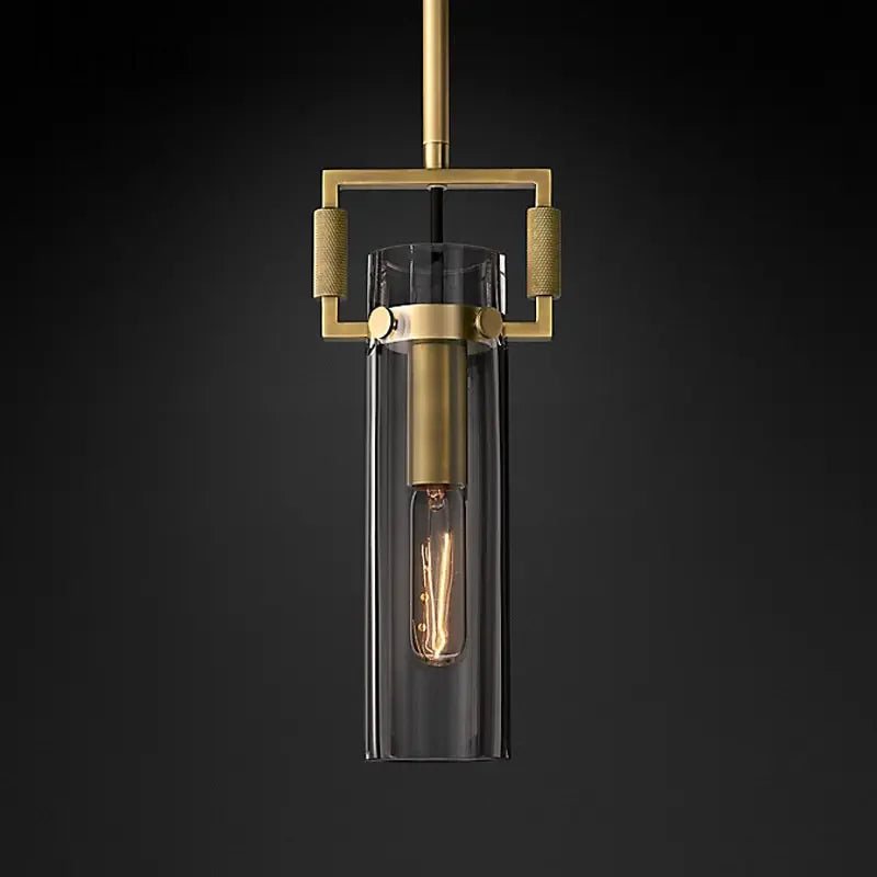 suspension en verre rétro américain style luxe décoratif - vue 2 sur 18