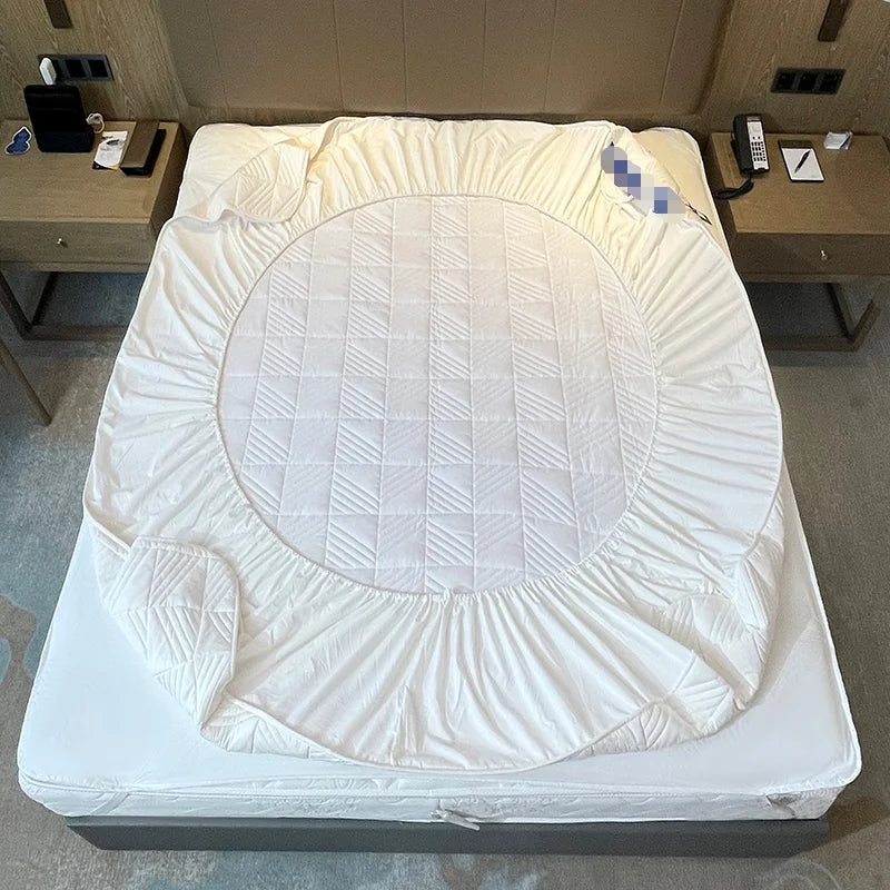 housse de matelas lavable matelassée respirante avec élastique 2022