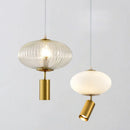suspension en verre rétro design pour décoration intérieure