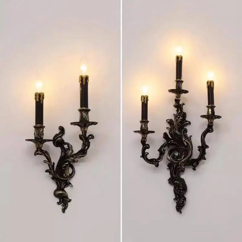 applique murale vintage en cuivre avec éclairage led élégant - vue 5 sur 8