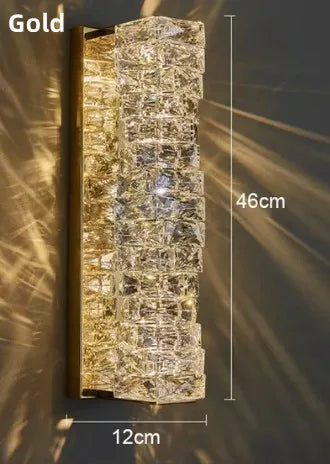 applique murale en cristal moderne lampe à led pour intérieur - vue 13 sur 18