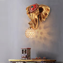applique murale moderne éléphant décoration créative à LED