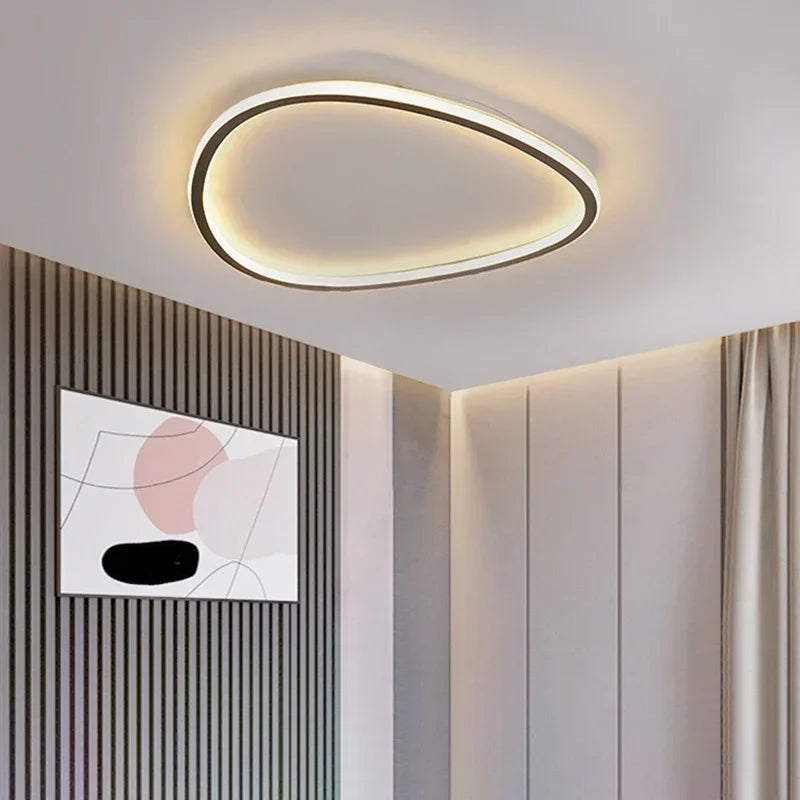 lustre moderne à leds pour décoration intérieure élégante - vue 4 sur 12