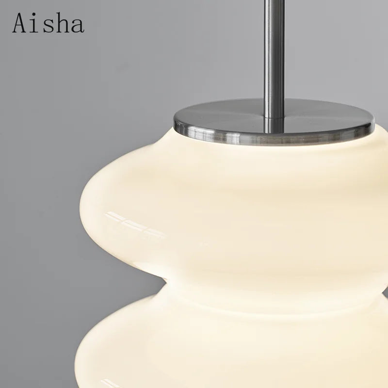 lustre italien en verre pour éclairage intérieur élégant - vue 5 sur 7