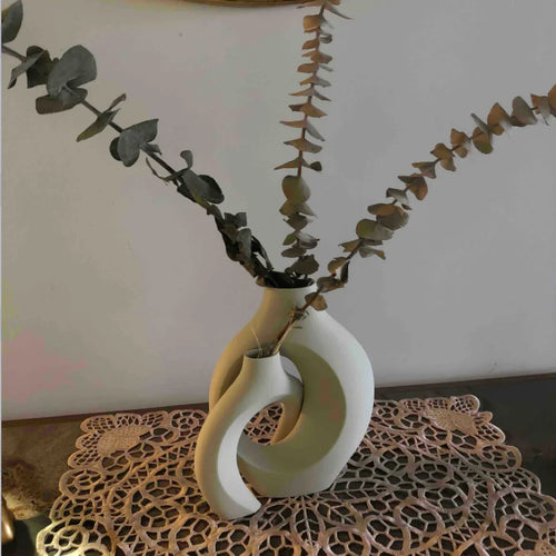 A Set of Hugging Vase Ornaments, Home Decoration Ornaments Vase, Dry Vase, Office, Entrance Cabinet Decorative Vase - vue 3 sur 6