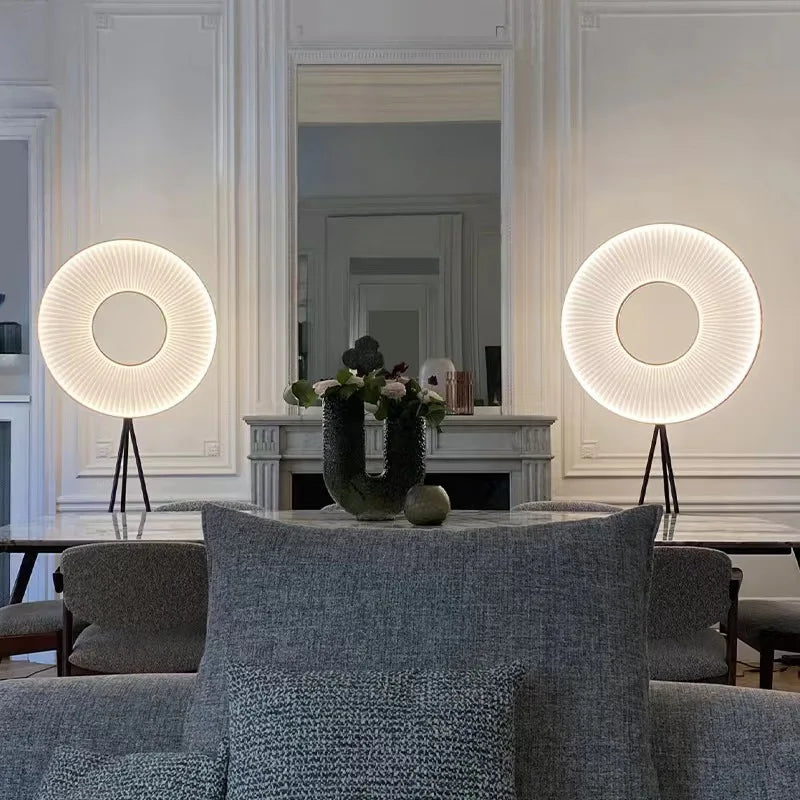 lampadaire nordique créatif led pour lecture et décoration intérieure - vue 6 sur 8