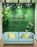 Custom Size Artificial Plant Wall Lawn, Green Plant Background Wall, Home Garden, Wedding Decoration, Plastic Lawn