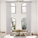 Voilage tulle extra long sur mesure hauts plafonds