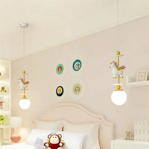 suspension à led créative style nordique pour chambre enfant