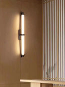 Minimalist designer stainless steel decorative wall light