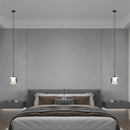 Suspension LED moderne en verre gris fumé à trois têtes