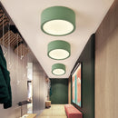 Minimalist multicolour LED ceiling light decorative indoor round or square