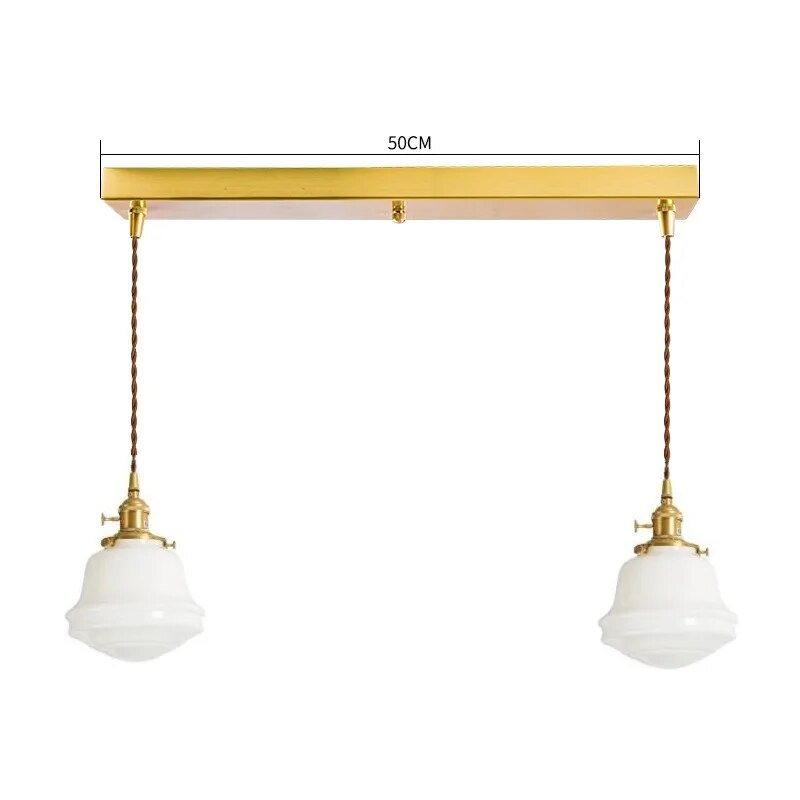 Suspension LED en verre blanc laiteux - vue 27 sur 30