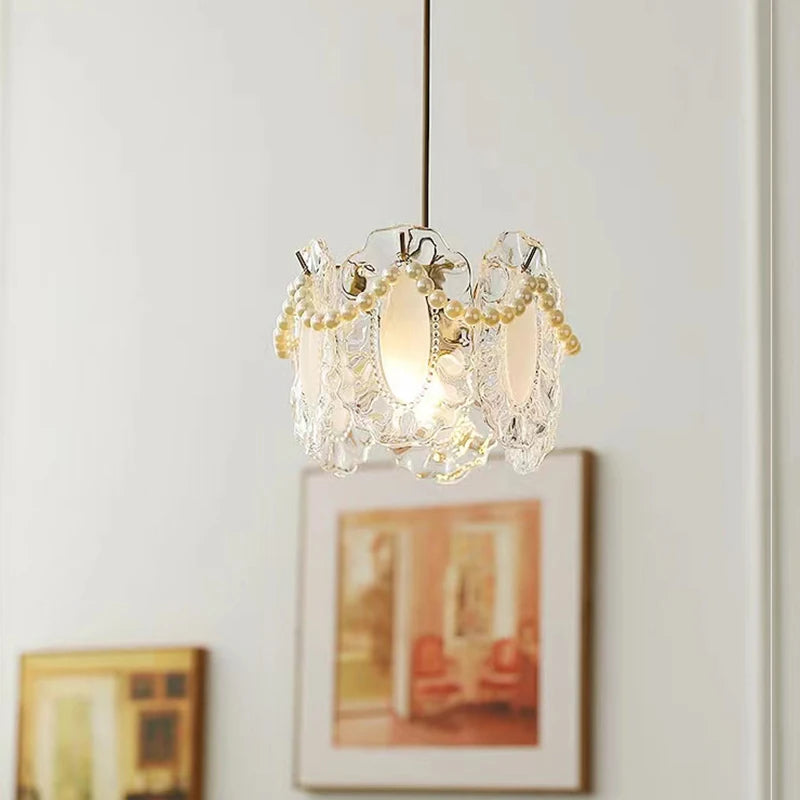 lustre moderne en verre design minimaliste pour intérieur élégant - vue 4 sur 9