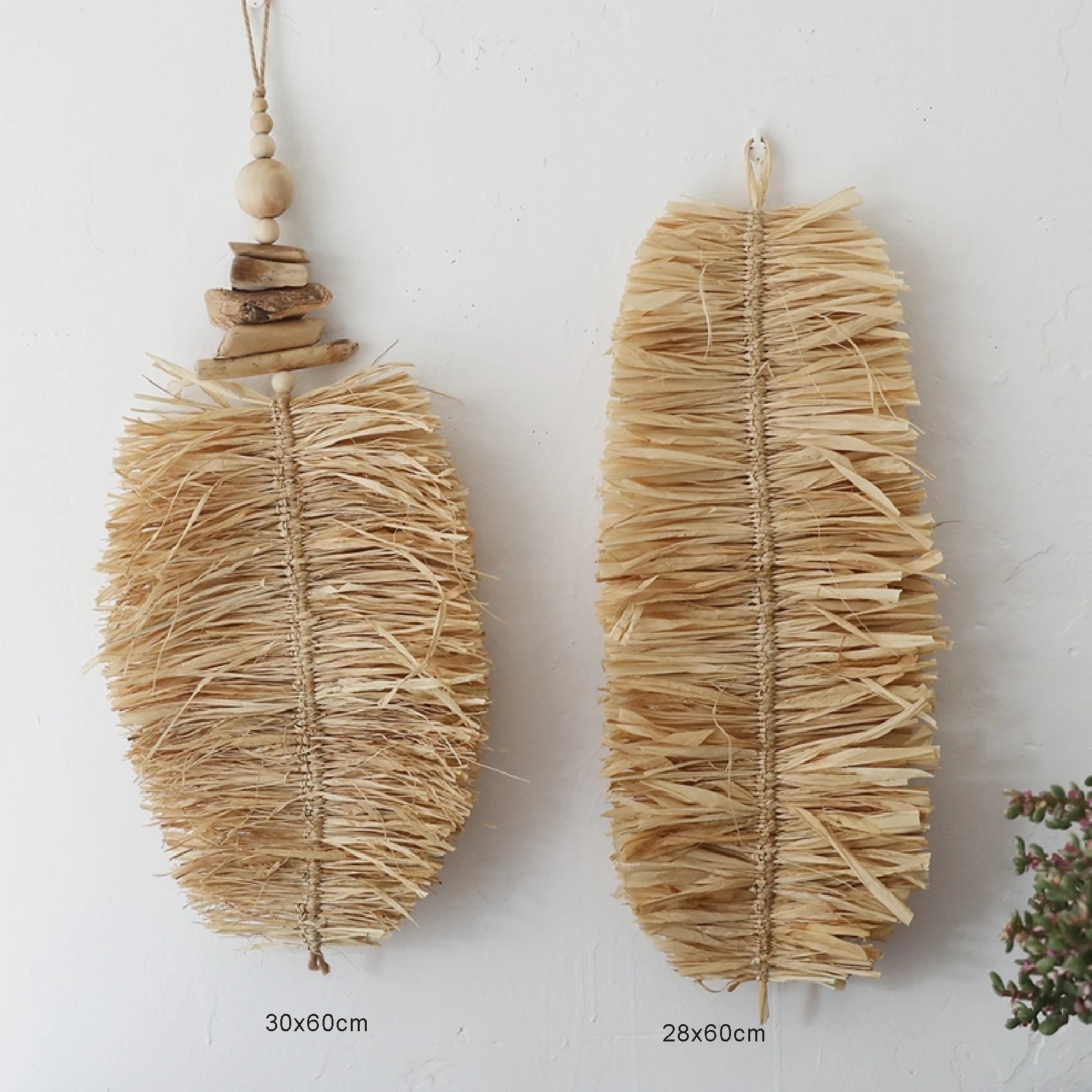 Nordic Style Straw Rattan Wall Decor, Round Rattan Mirror, Decoration Mirror - vue 11 sur 12