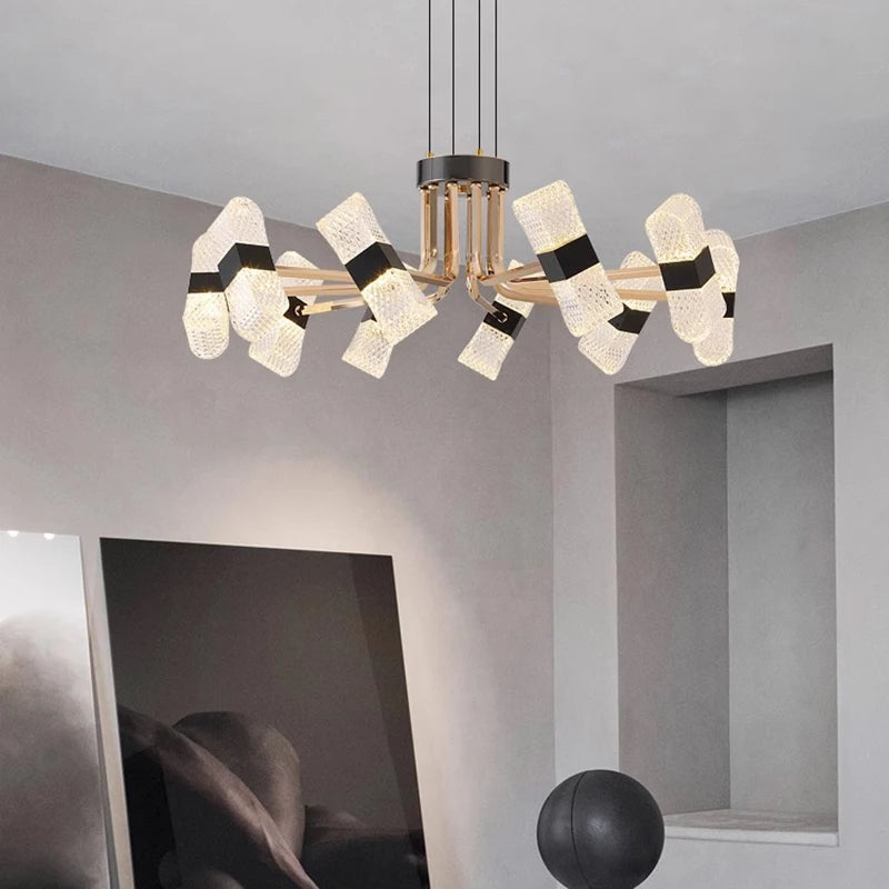 lustre décoratif design éclairage intérieur fantaisie