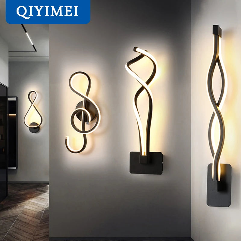 Applique murale led design moderne pour lecture et décoration - vue 6 sur 12