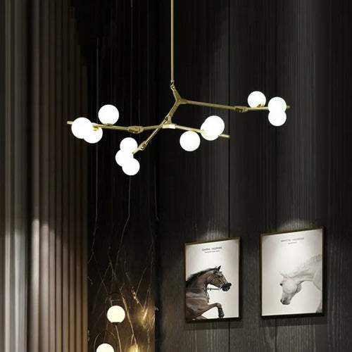 Modern pendant light minimalist dimmable indoor decor - vue 7 sur 12
