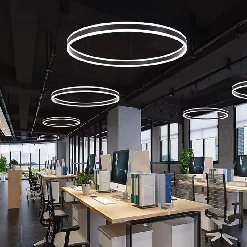 lustre led moderne dimmable pour décoration de maison - vue 6 sur 10