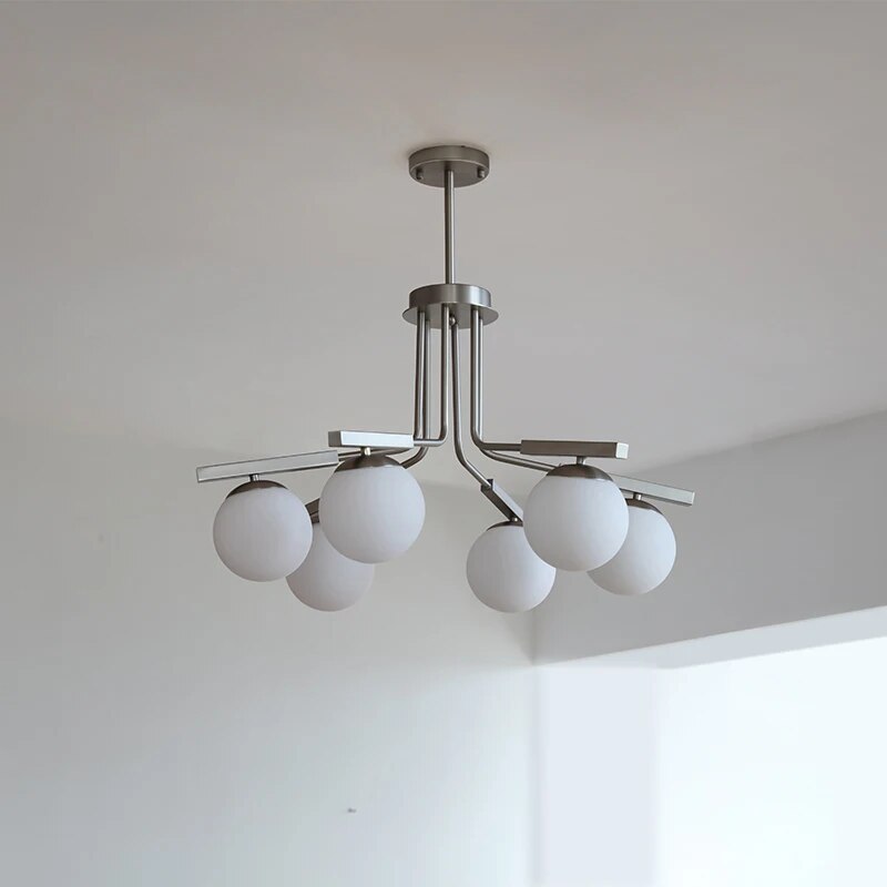 Lustre en verre pour salon - vue 3 sur 9