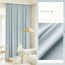 Rideau occultant plissé style moderne pour salon chambre