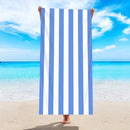 Minimalist striped quick-drying absorbent beach towel