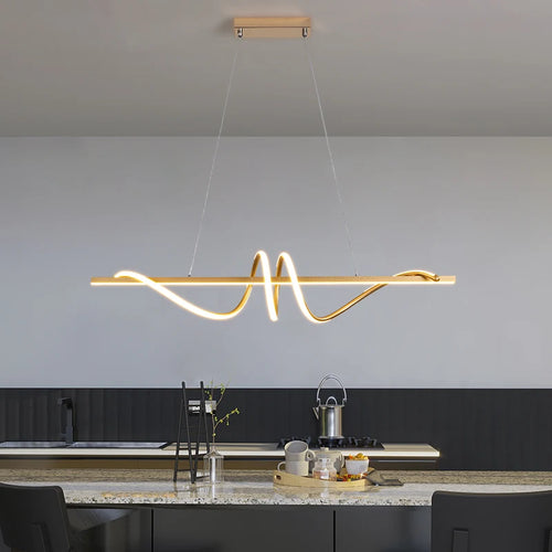 Modern minimalist decorative indoor LED pendant lamp - vue 5 sur 12