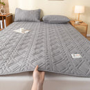 literie matelassée en coton de soja pour lit doux