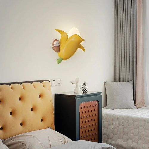 applique murale créative banane maïs fraise pour chambre enfant - vue 6 sur 9