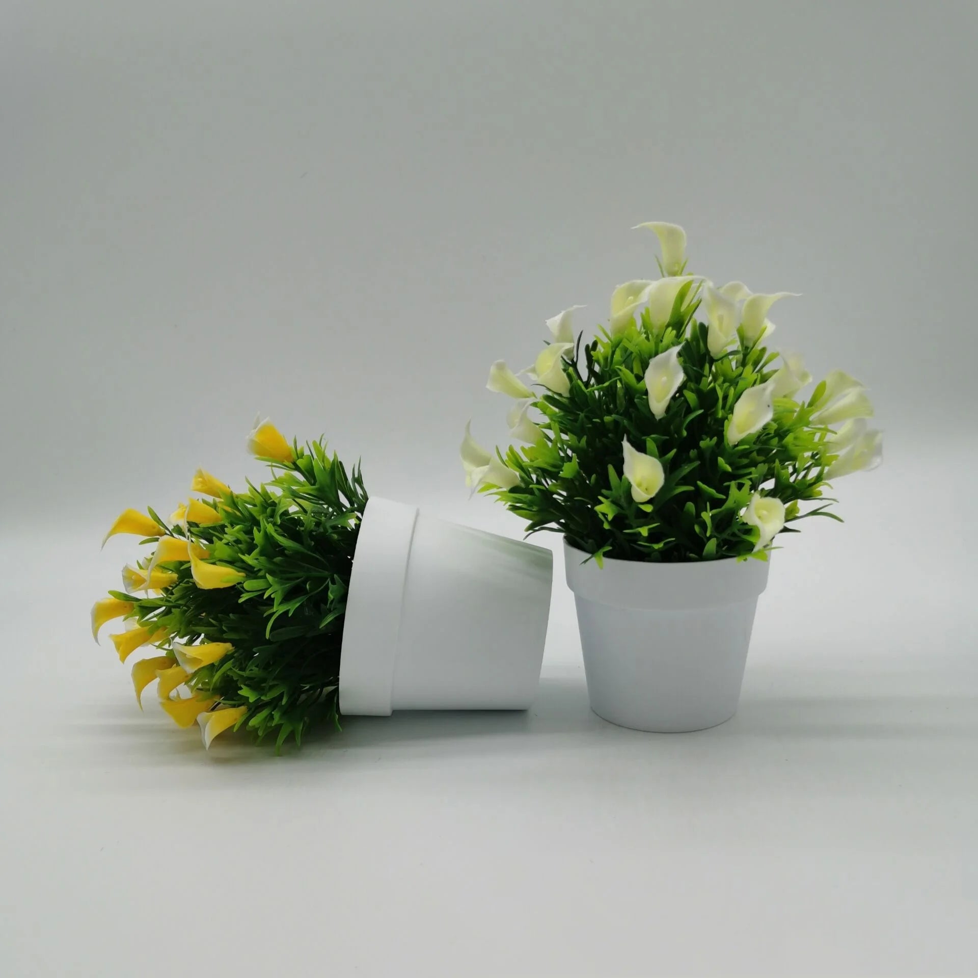 plante artificielle bonsaï fleur en pot décoration intérieure et extérieure - vue 4 sur 13