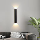 Modern nordic minimalist LED double head wall light