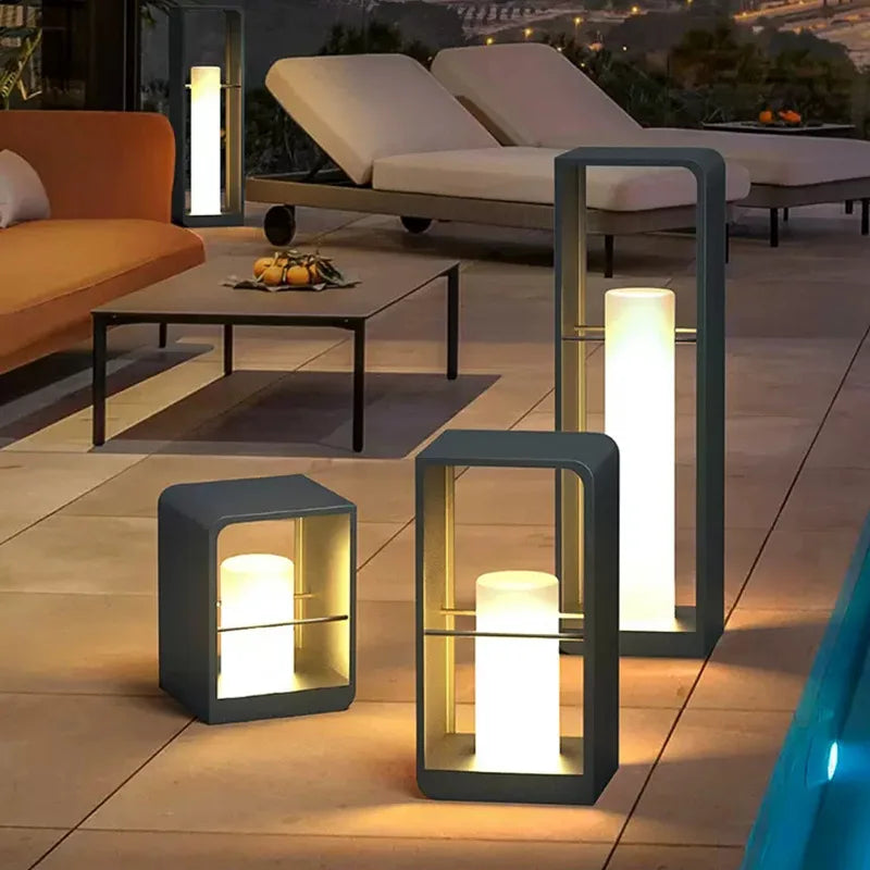 lampe solaire led extérieure étanche pour jardin et cour - vue 4 sur 21