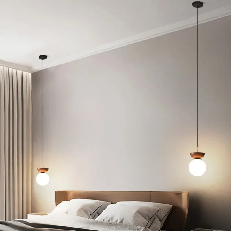 plafonnier led style japonais design nordique luminaire décoratif idéal - vue 7 sur 10