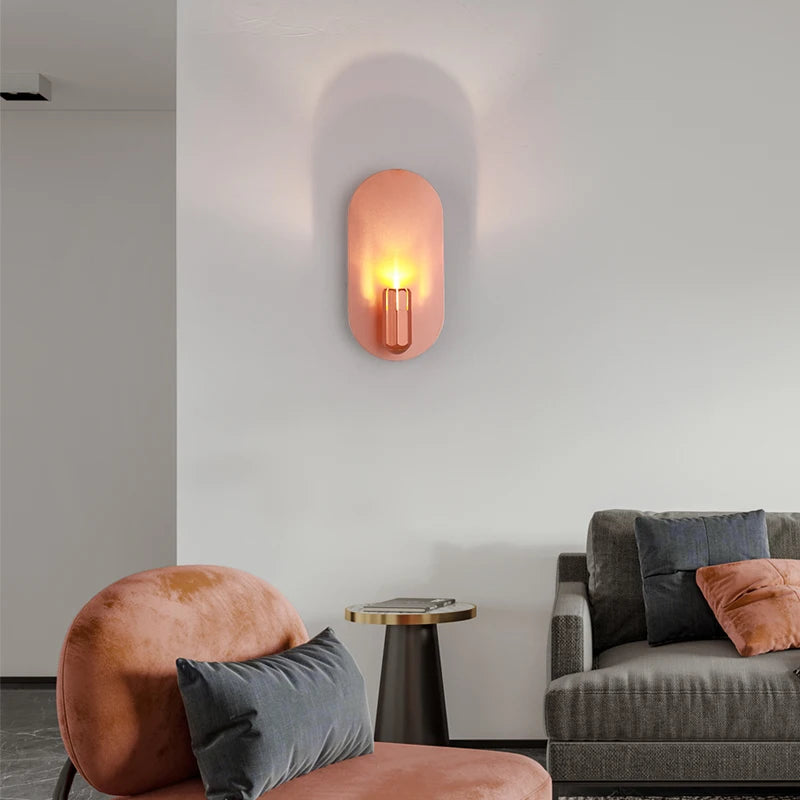 applique murale led en aluminium pour intérieur créatif et moderne