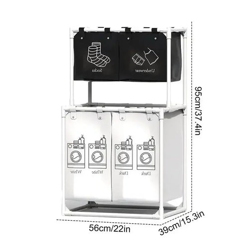 Laundry Baskets Folding laundry basket, dirty clothes storage bag, large capacity clothes basket for bathroom use - vue 7 sur 12