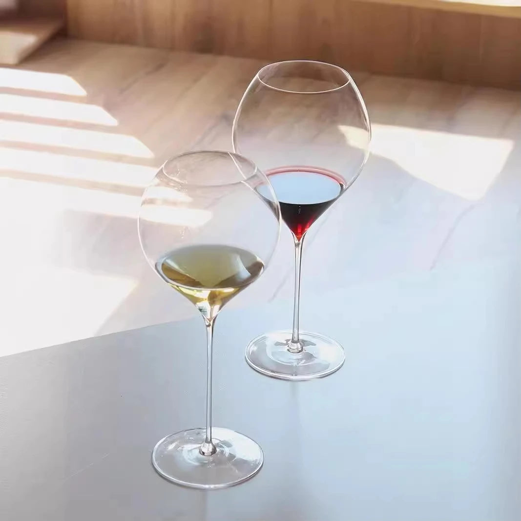 Verres vin cristal ultra fins 500ml élégants bar - vue 6 sur 7