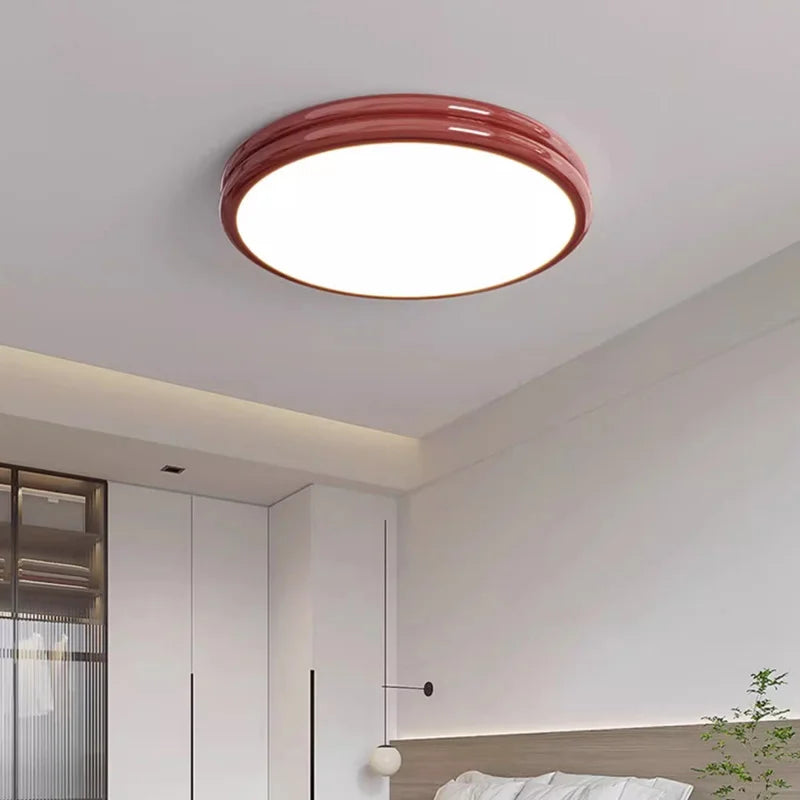 led plafonnier rond minimaliste pour éclairage intérieur - vue 5 sur 24