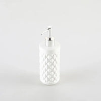 distributeur de désinfectant et savon en céramique design élégant