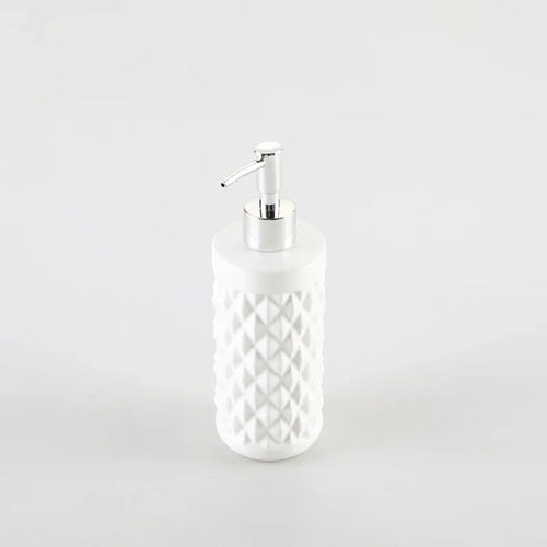 distributeur de désinfectant et savon en céramique design élégant