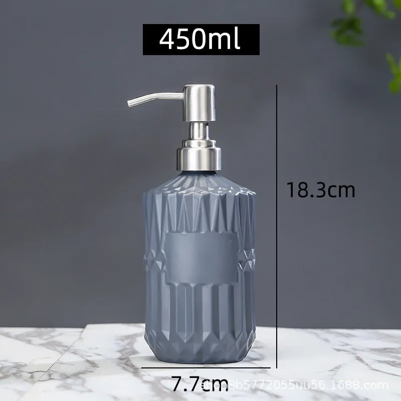 nouveau flacon en verre pour shampoing et désinfectant mains - vue 5 sur 20