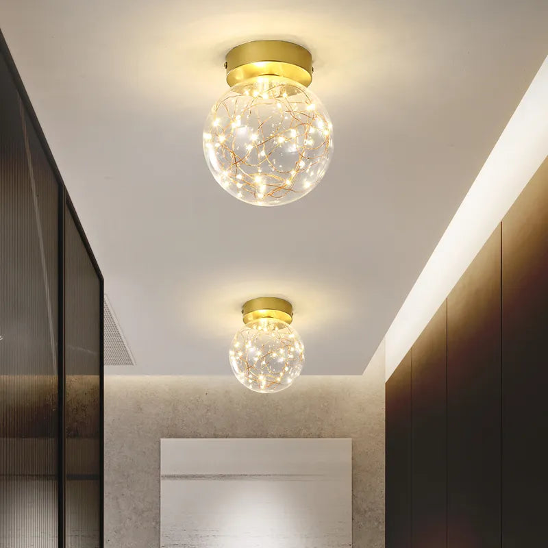 plafonnier LED simple Gypsophile veilleuse - vue 2 sur 7