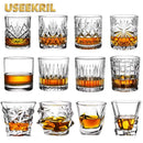 Verres whisky gravés old fashioned style classique cadeau