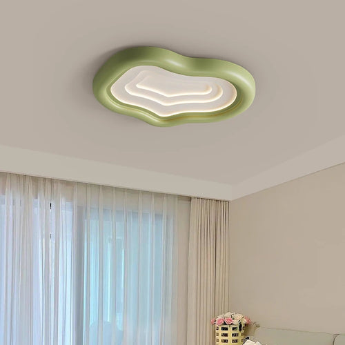 plafonnier moderne en résine style nuage protection yeux - vue 5 sur 16